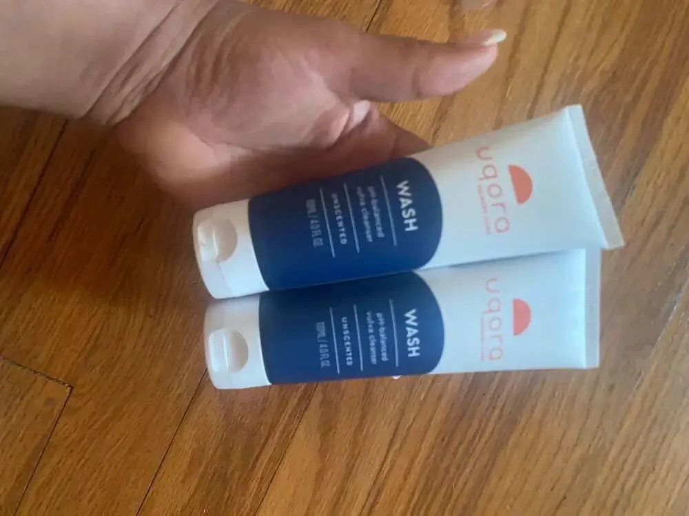 Uqora Wash pH-Balanced Vulva Cleanser Unscented 4.0 fl oz - 2 Pack